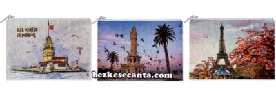 baskılı kadife cüzdan